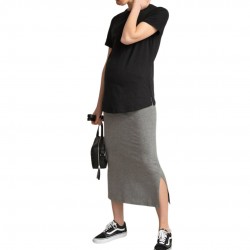 Grey Pregnancy Skirt